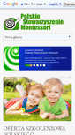 Mobile Screenshot of montessori-centrum.pl